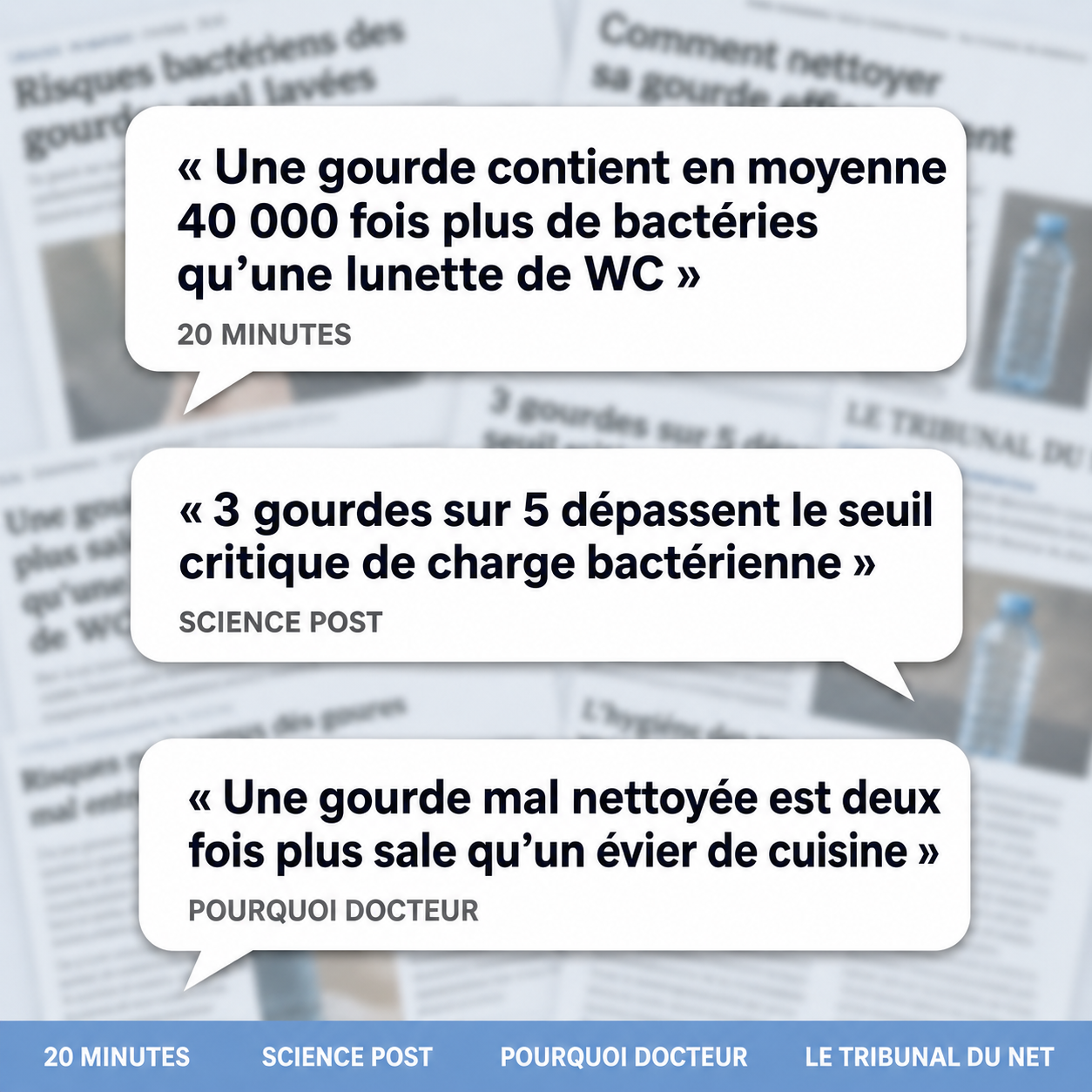 Pastilles Gleam - Une gourde propre en 15 minutes